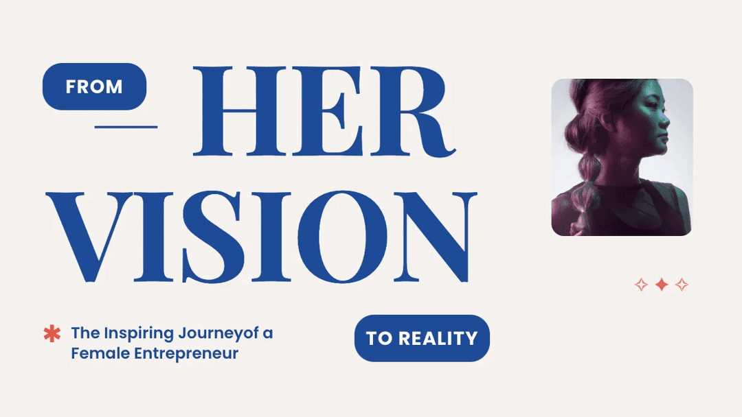 Entrepreneur Journey PPT Cover Template