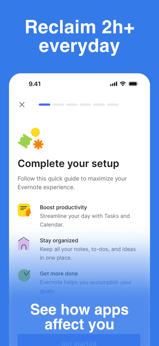 App Store Screenshot with tagline