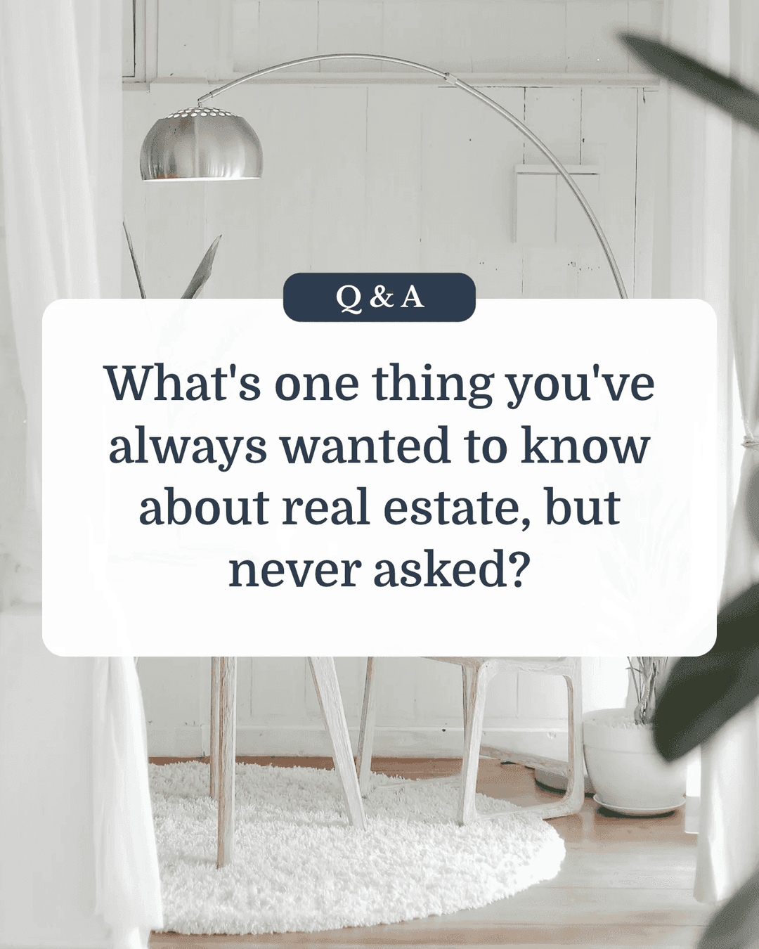 Real Estate Q&A Instagram Template