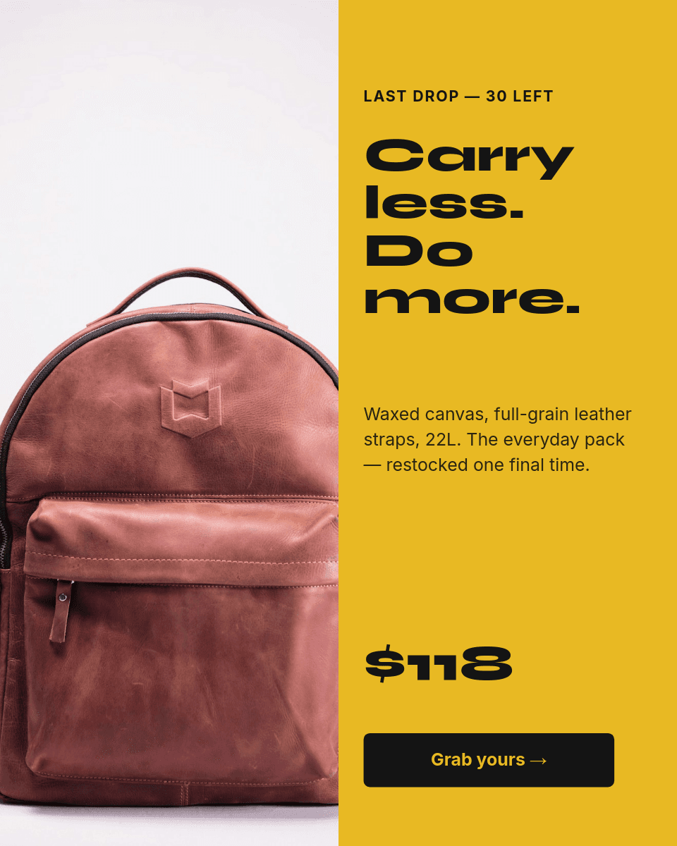Mustard & Ink Split Canvas template in Orshot