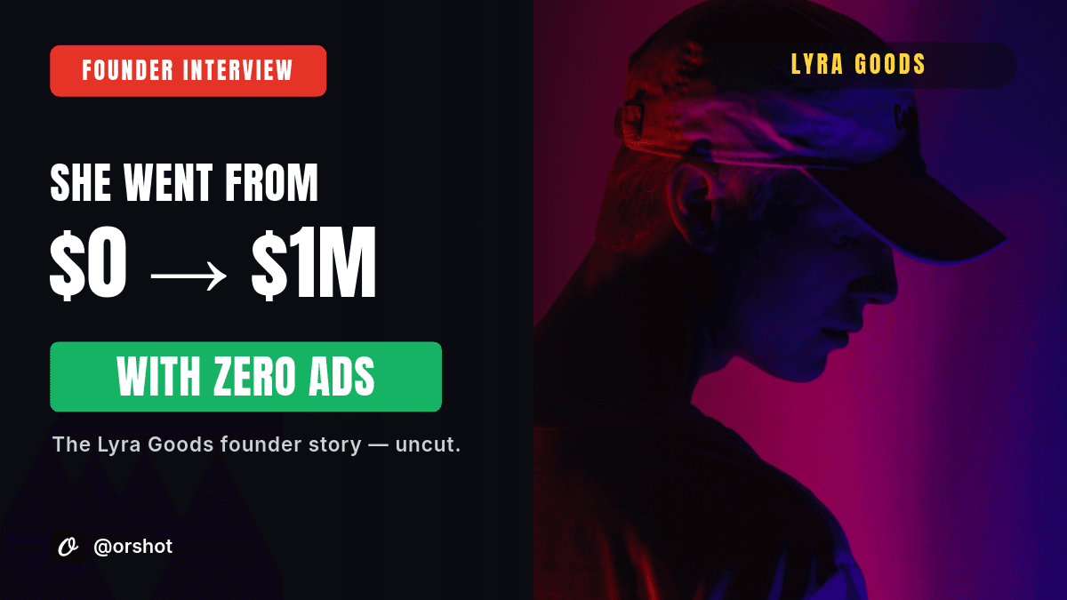 Dramatic Founder-Interview template in Orshot