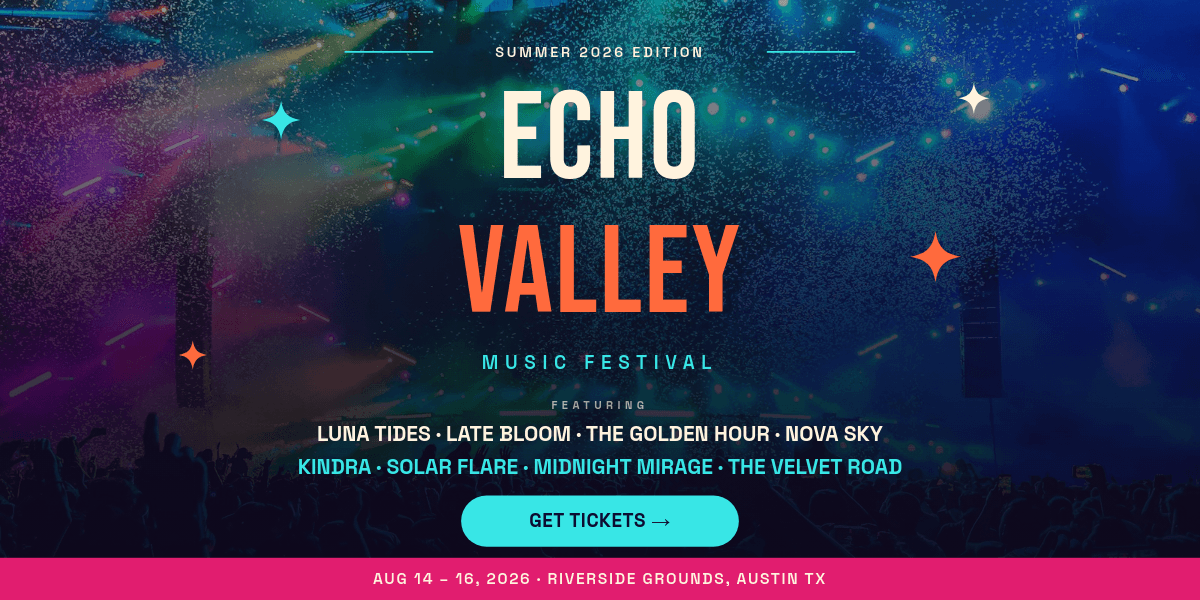 Electric Music Festival template in Orshot