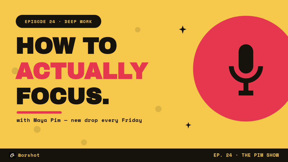 Butter-Yellow Podcast template in Orshot
