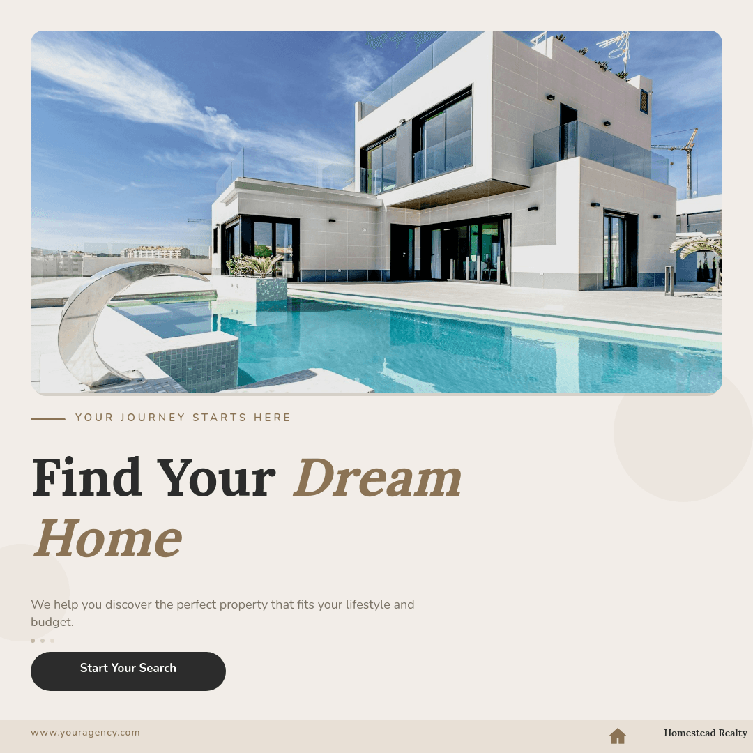 Find Your Dream Home template in Orshot