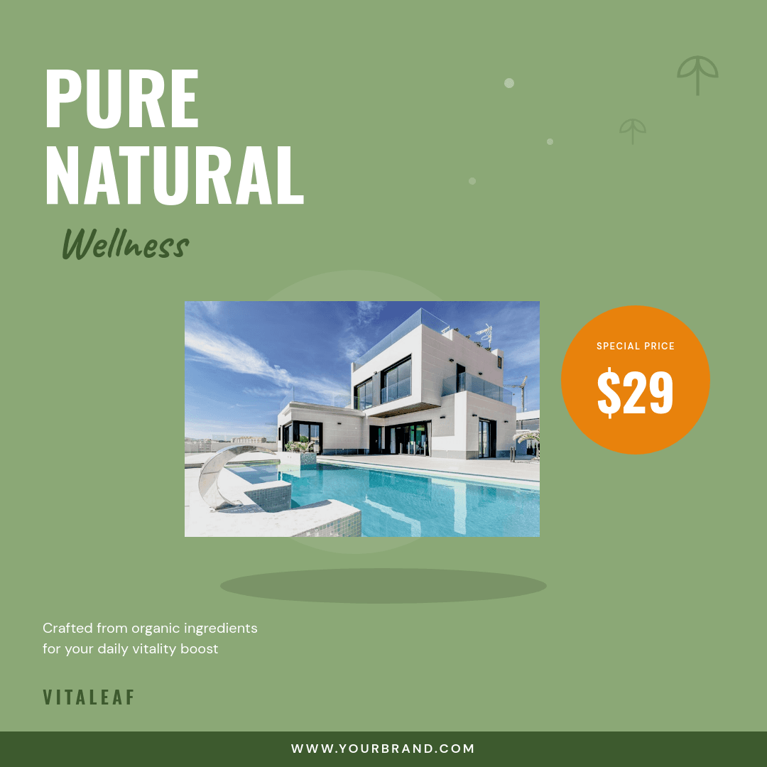 Natural Wellness Supplement template in Orshot