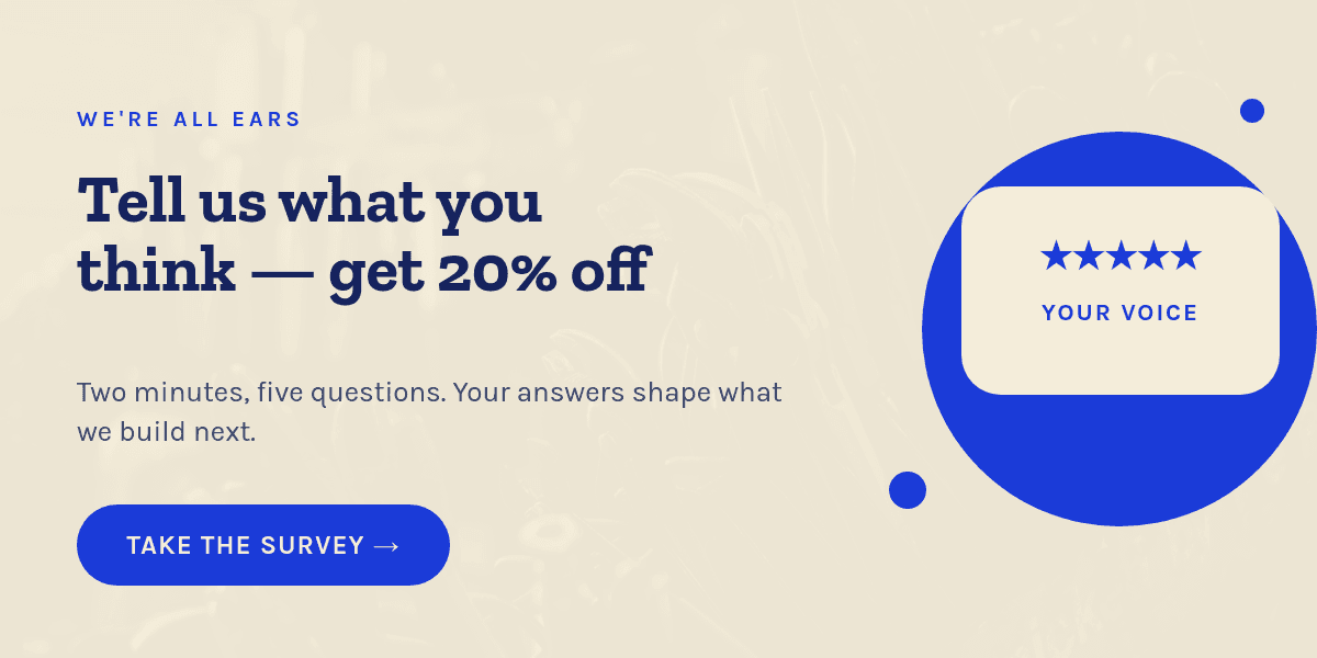 Customer Survey Request template in Orshot