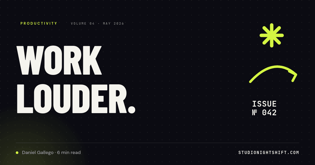 Bold Ink & Electric Lime template in Orshot