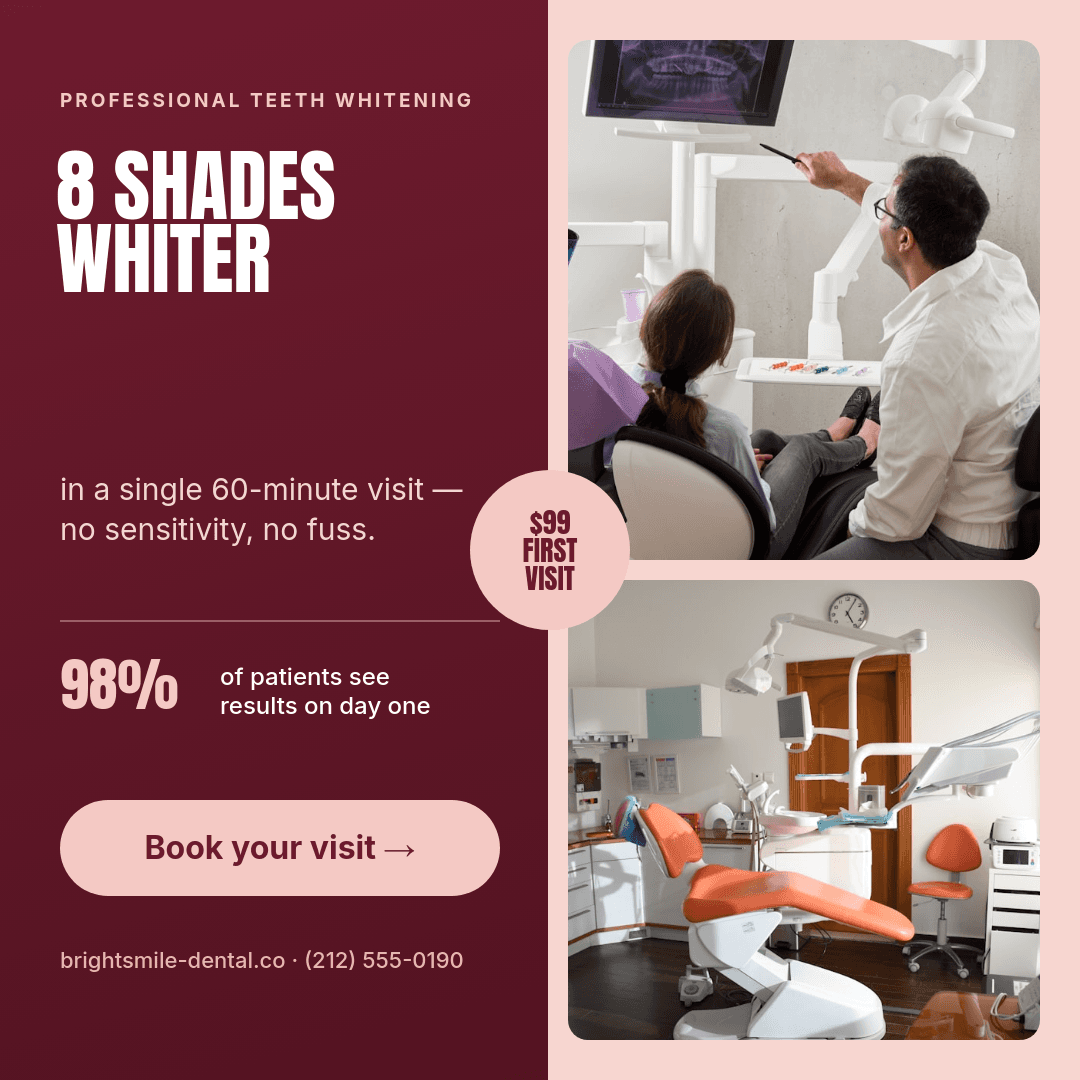 Burgundy & Blush Teeth template in Orshot