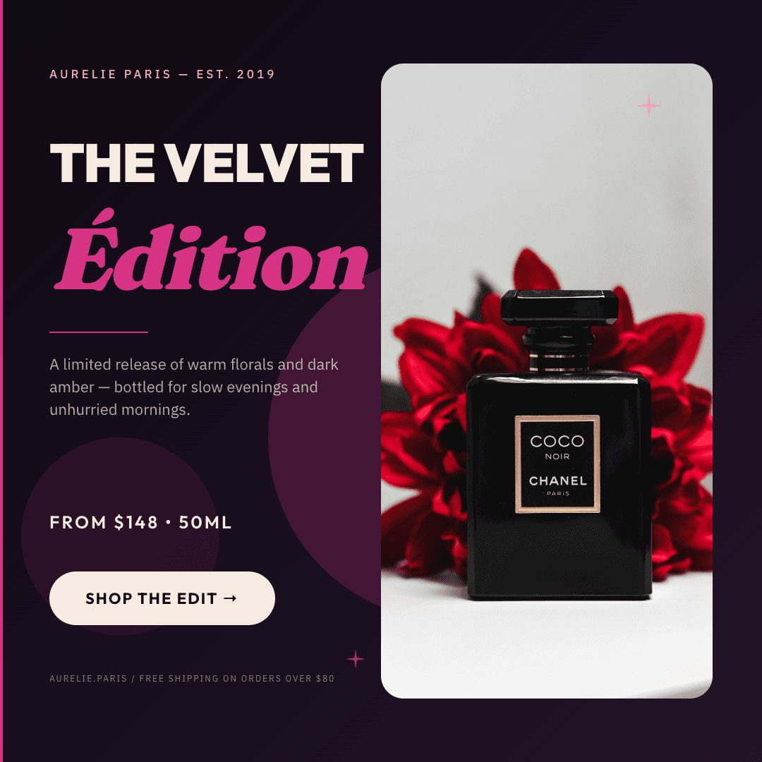 Midnight Magenta Fragrance template in Orshot