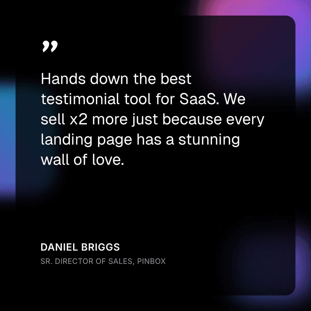 Testimonial Quote Card Template