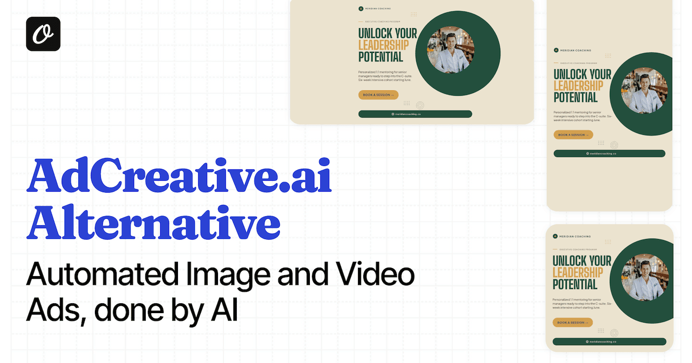 AdCreative.ai Alternative for Automated Image and Video Ads