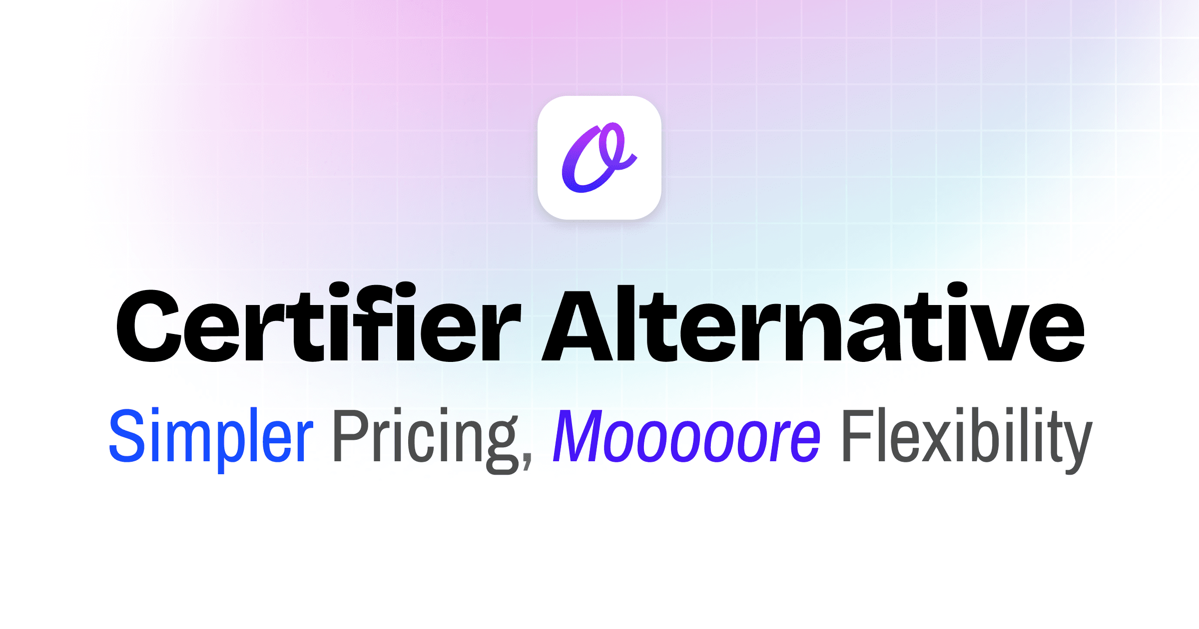 Certifier Alternative for Automated Certificate Generation