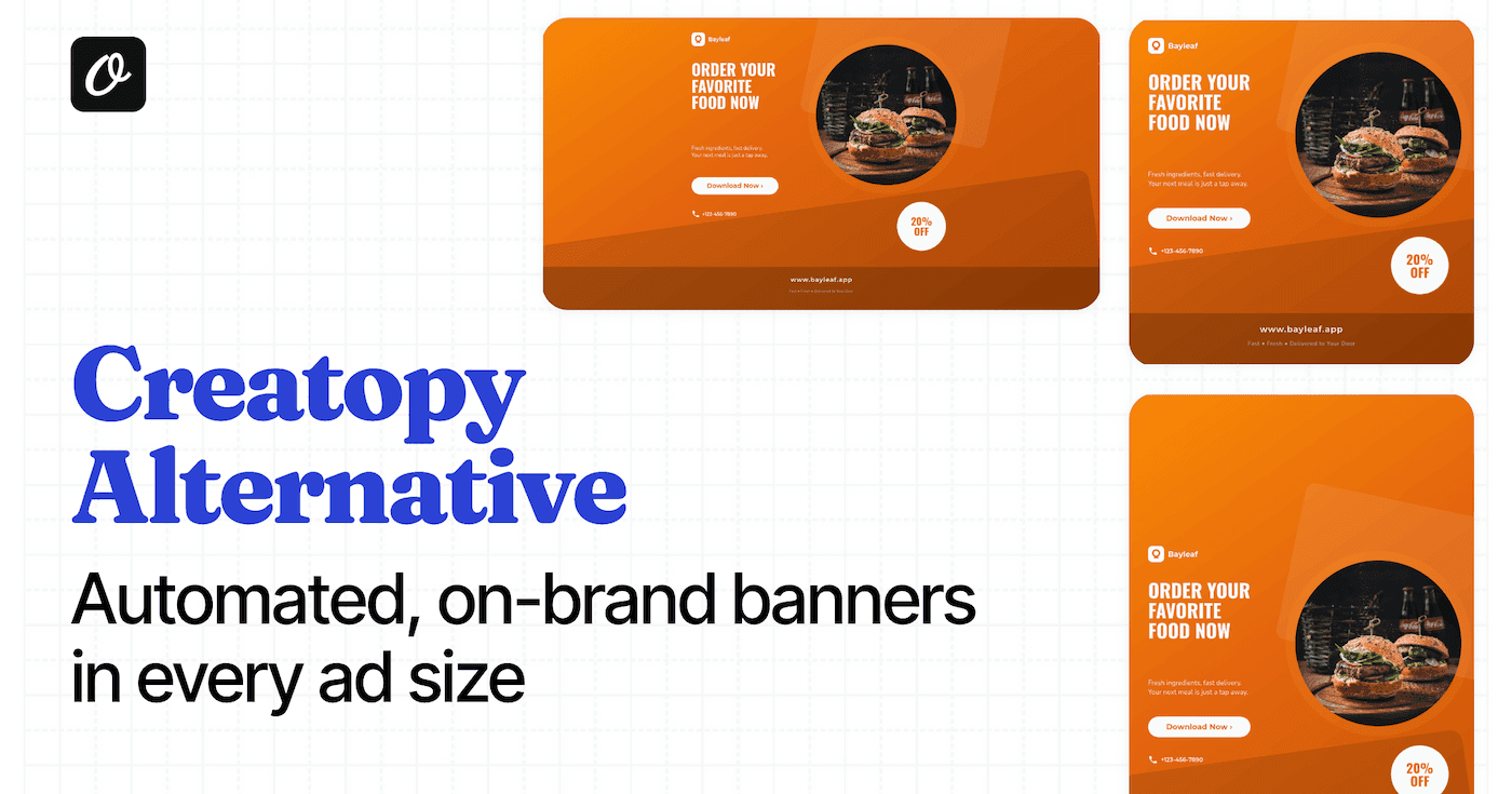 Creatopy Alternative for Automated, On-Brand Ad Generation