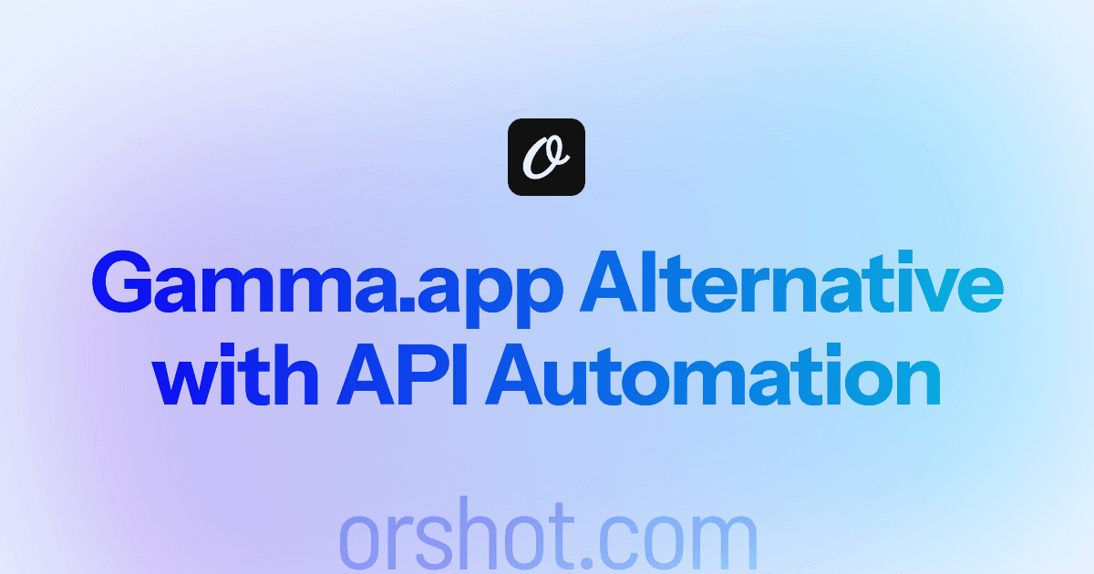 A Gamma.app Alternative with Design Control and API
