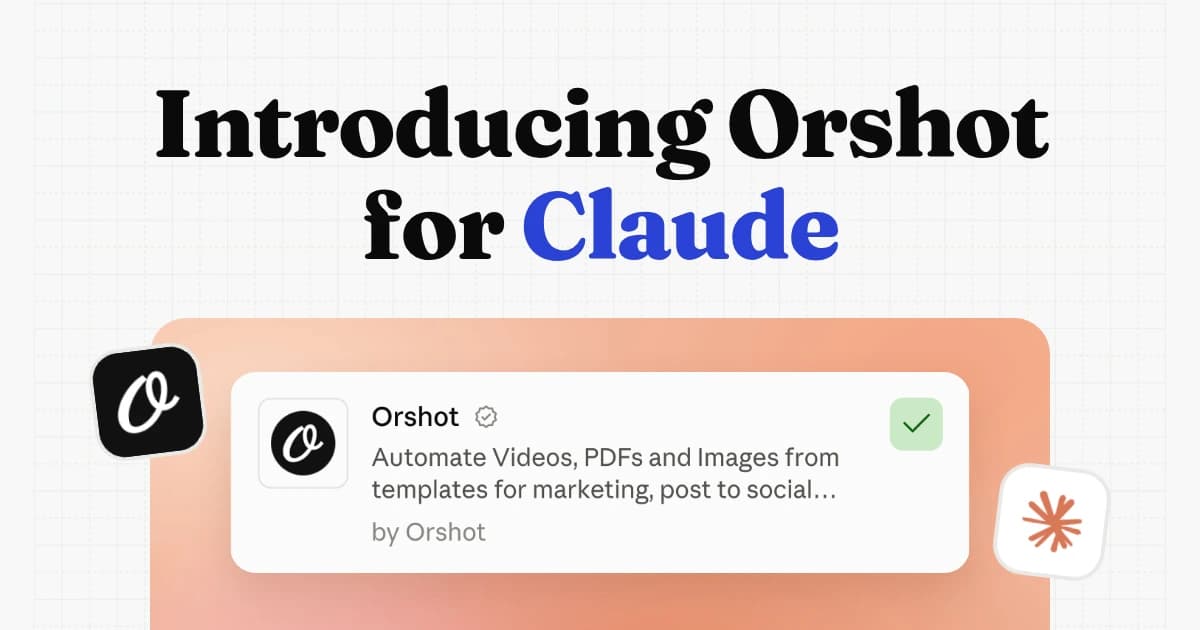 Introducing Orshot for Claude