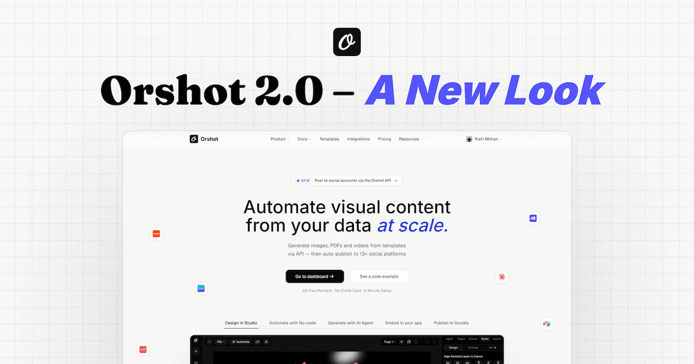 Orshot 2.0 — A New Look, Same Fast API