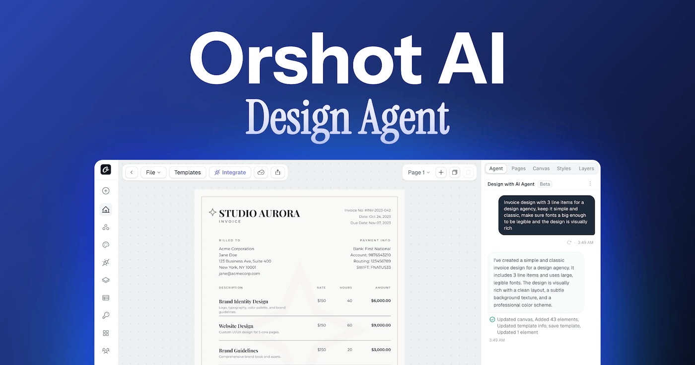Introducing Orshot's AI Design Agent