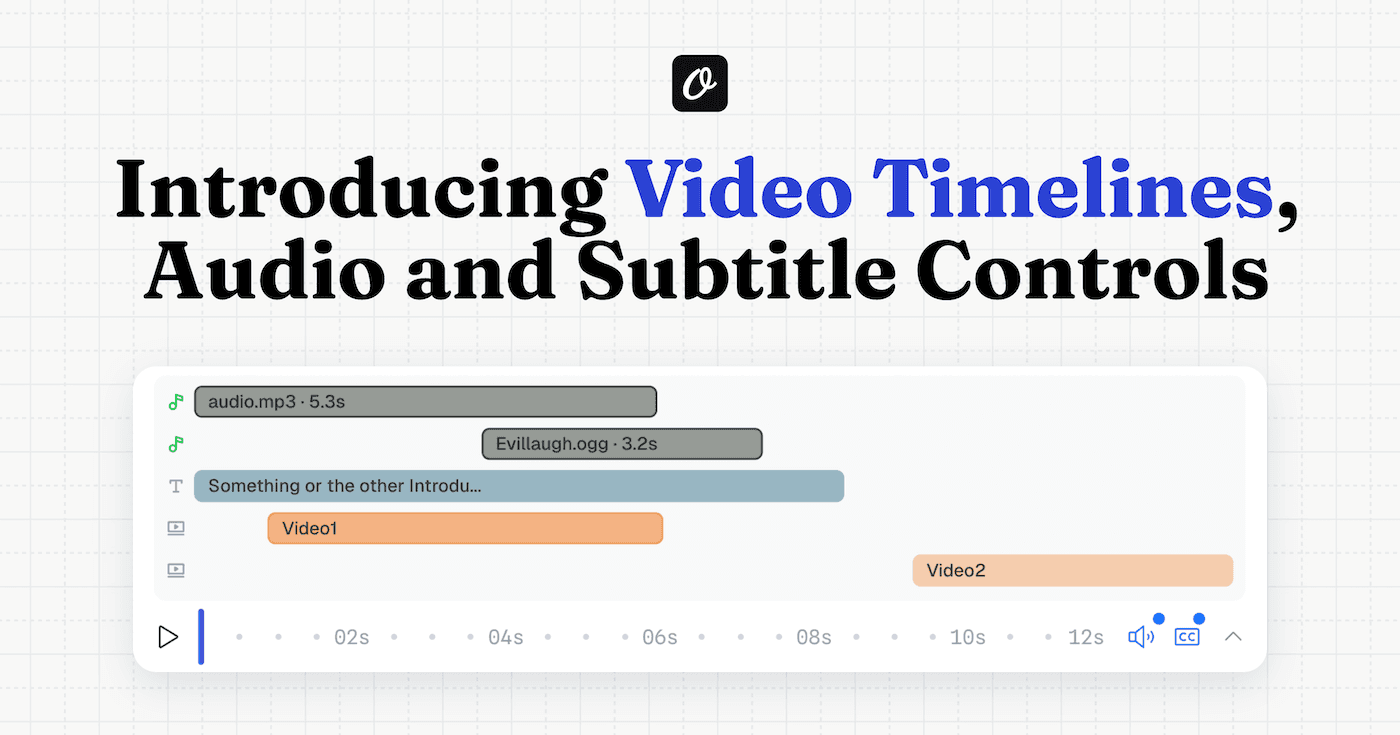 Introducing Video Timeline, Audio and Subtitle Controls