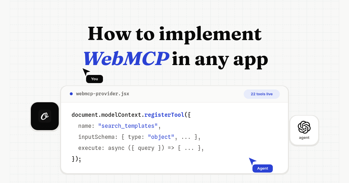 How to implement WebMCP in any app