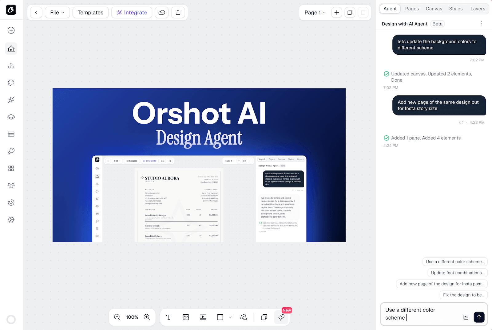 AI Design Agent