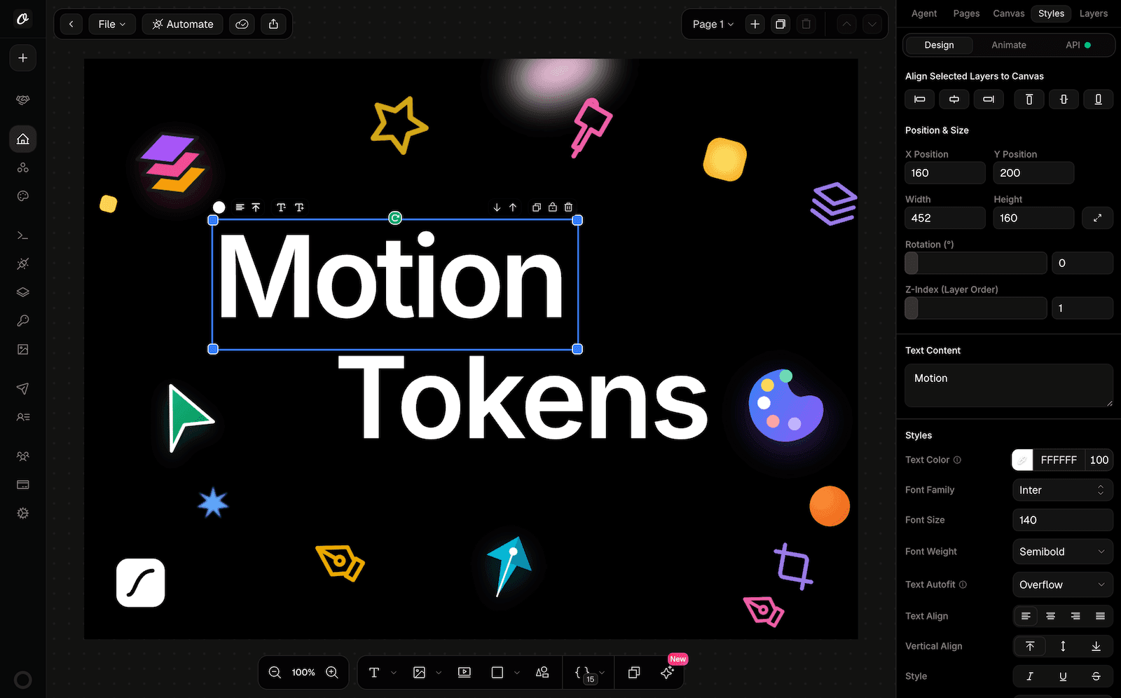 Orshot Studio — visual automation platform template editor