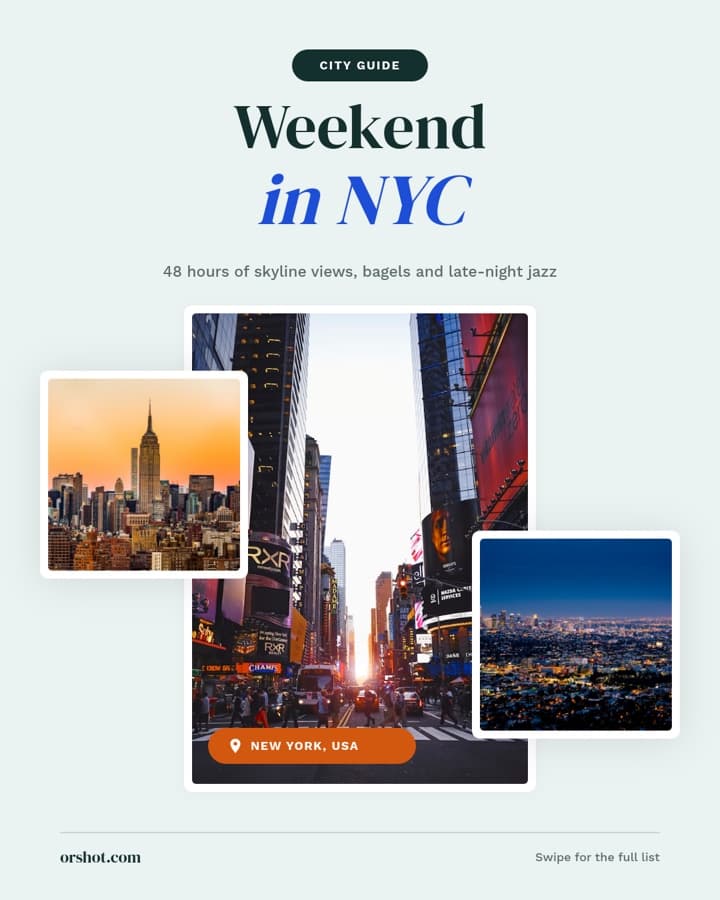 New York travel poster variant