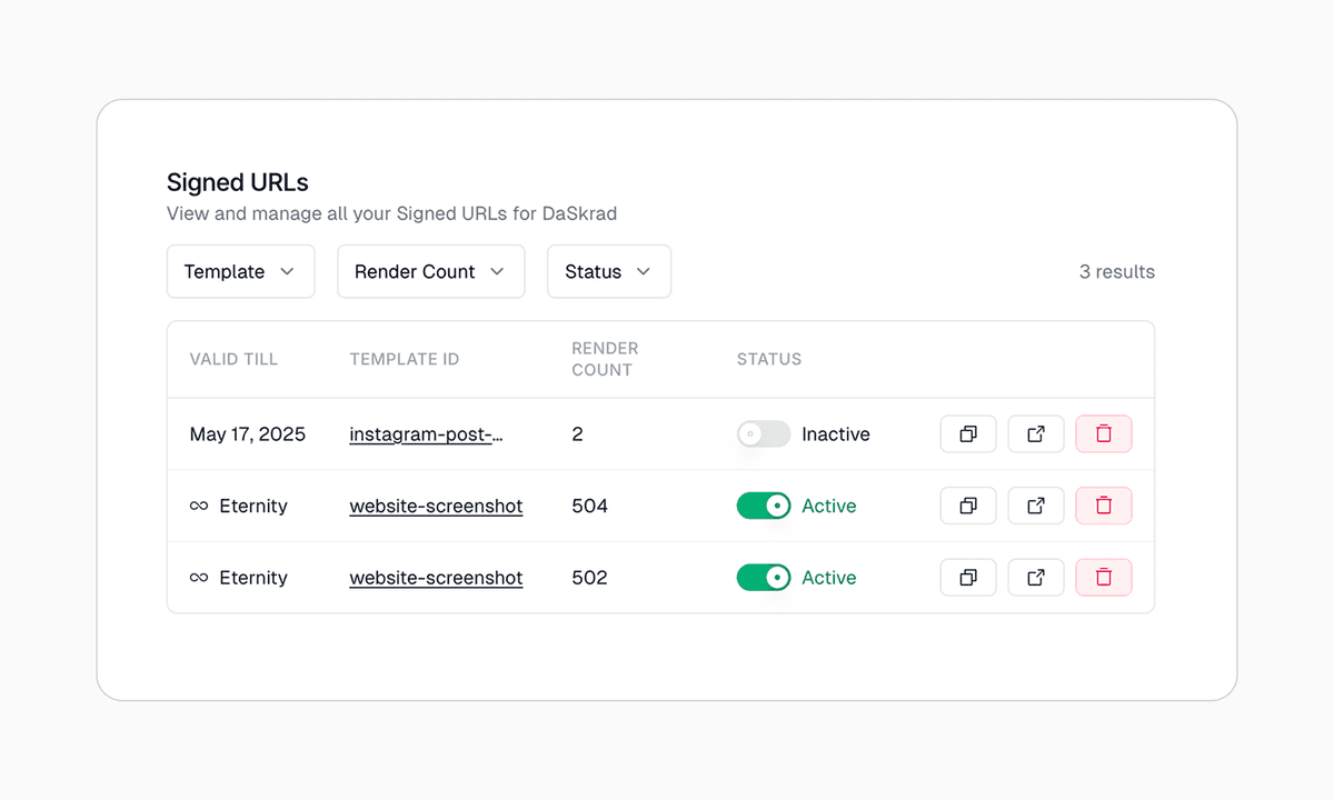 Signed URL flow