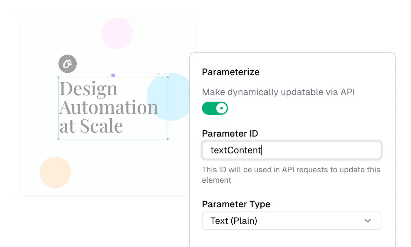 Parameterize template layers