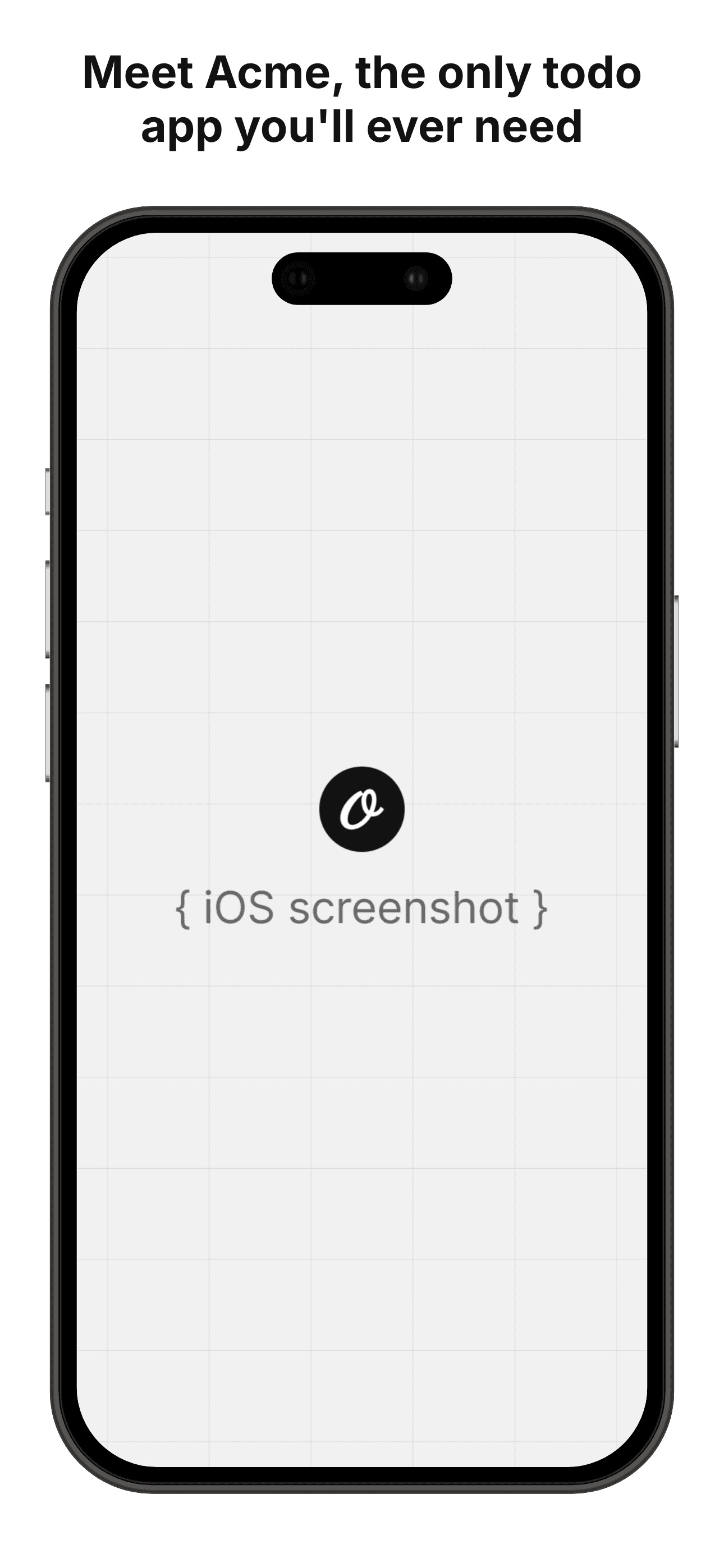App Store Screenshot template in Orshot