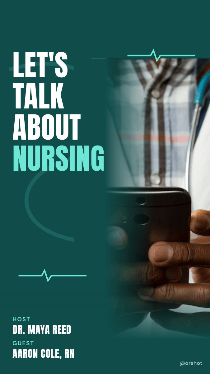 Teal Bold Talk-Show template in Orshot