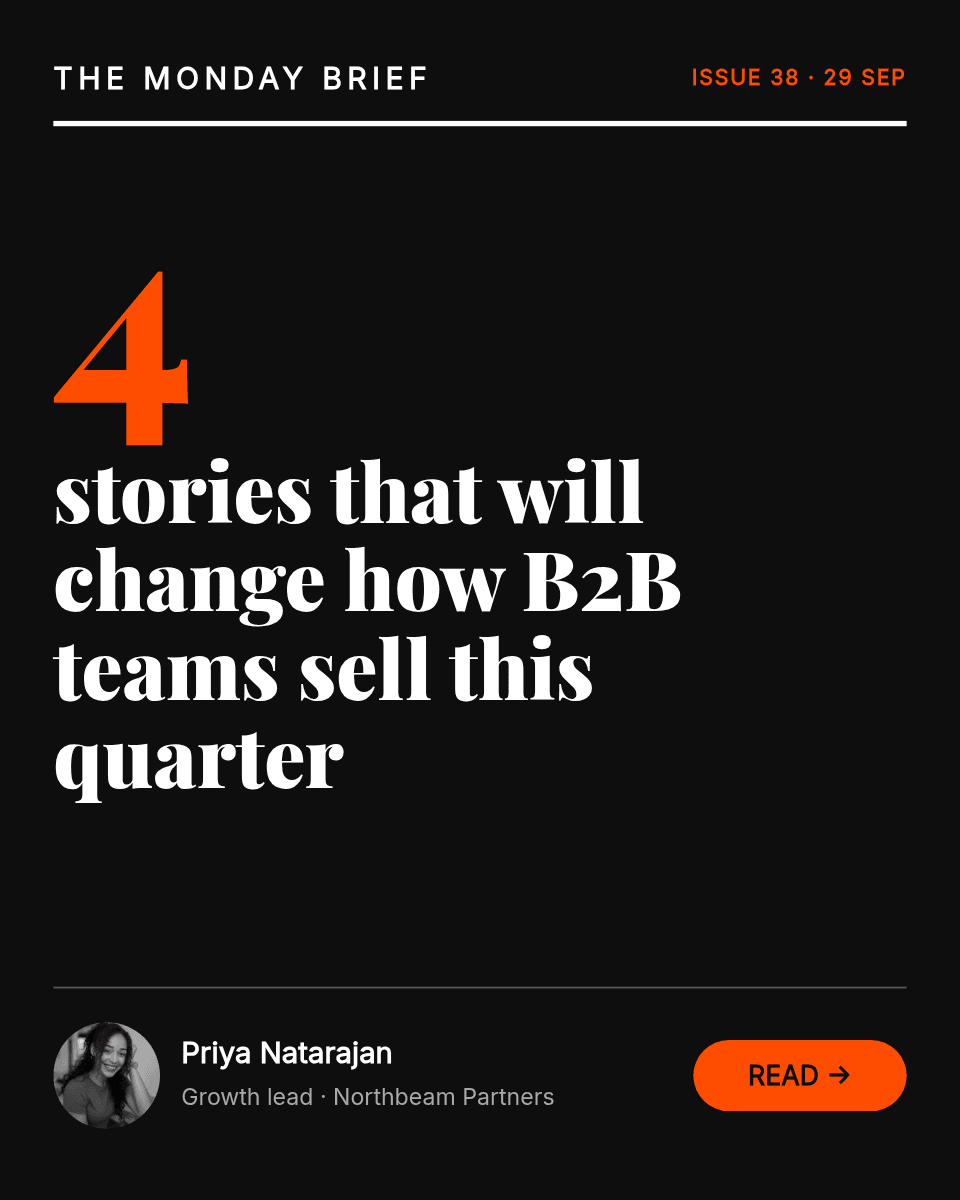 LinkedIn News Brief Carousel template in Orshot
