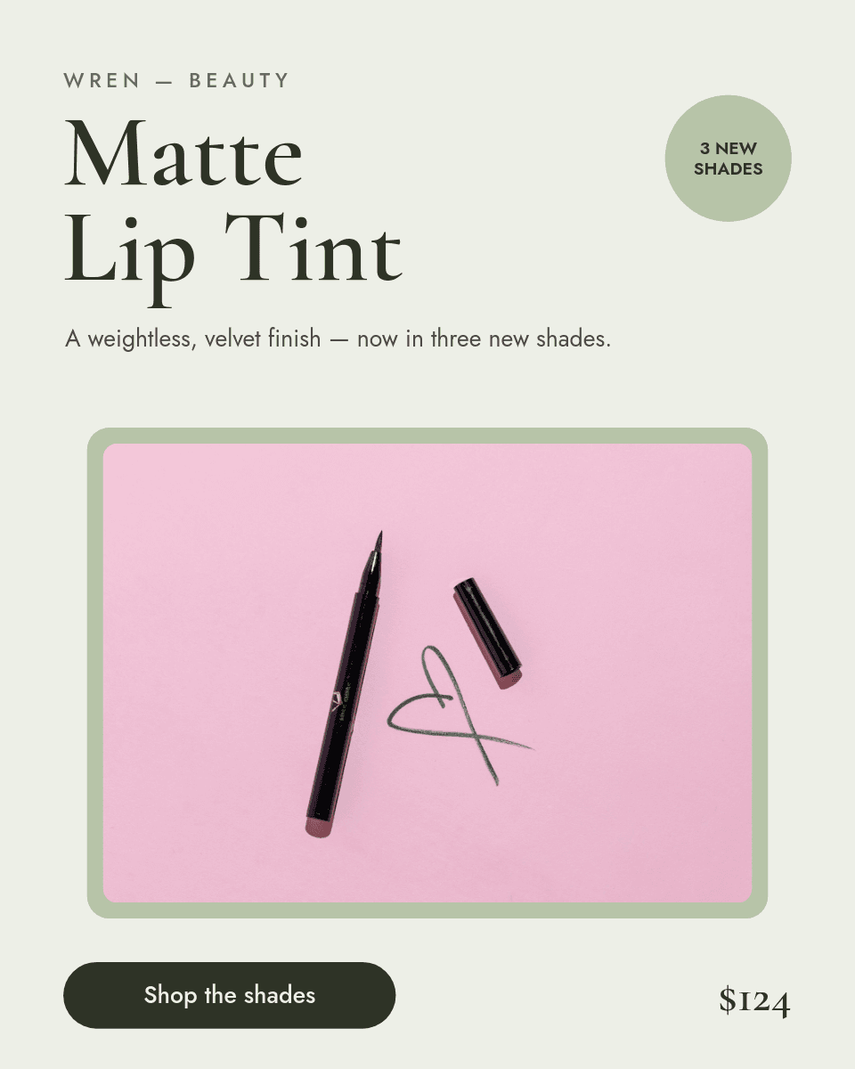 Matte Lip Tint Product Card template in Orshot