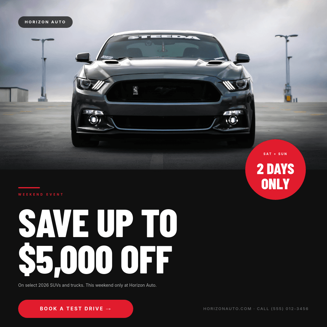 Horizon Auto template in Orshot