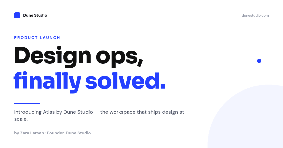 Product Launch OG Card template in Orshot
