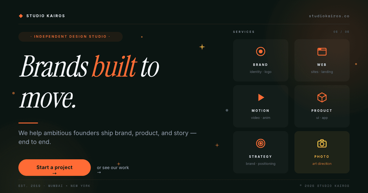 Studio Kairos template in Orshot