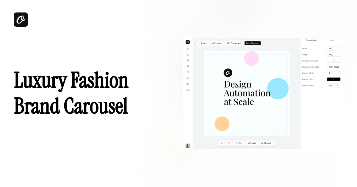Luxury Fashion Brand Carousel - Orshot