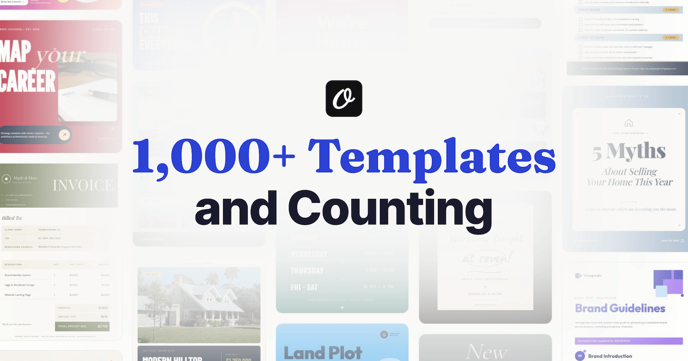 Orshot's Library just crossed 1,000 Templates