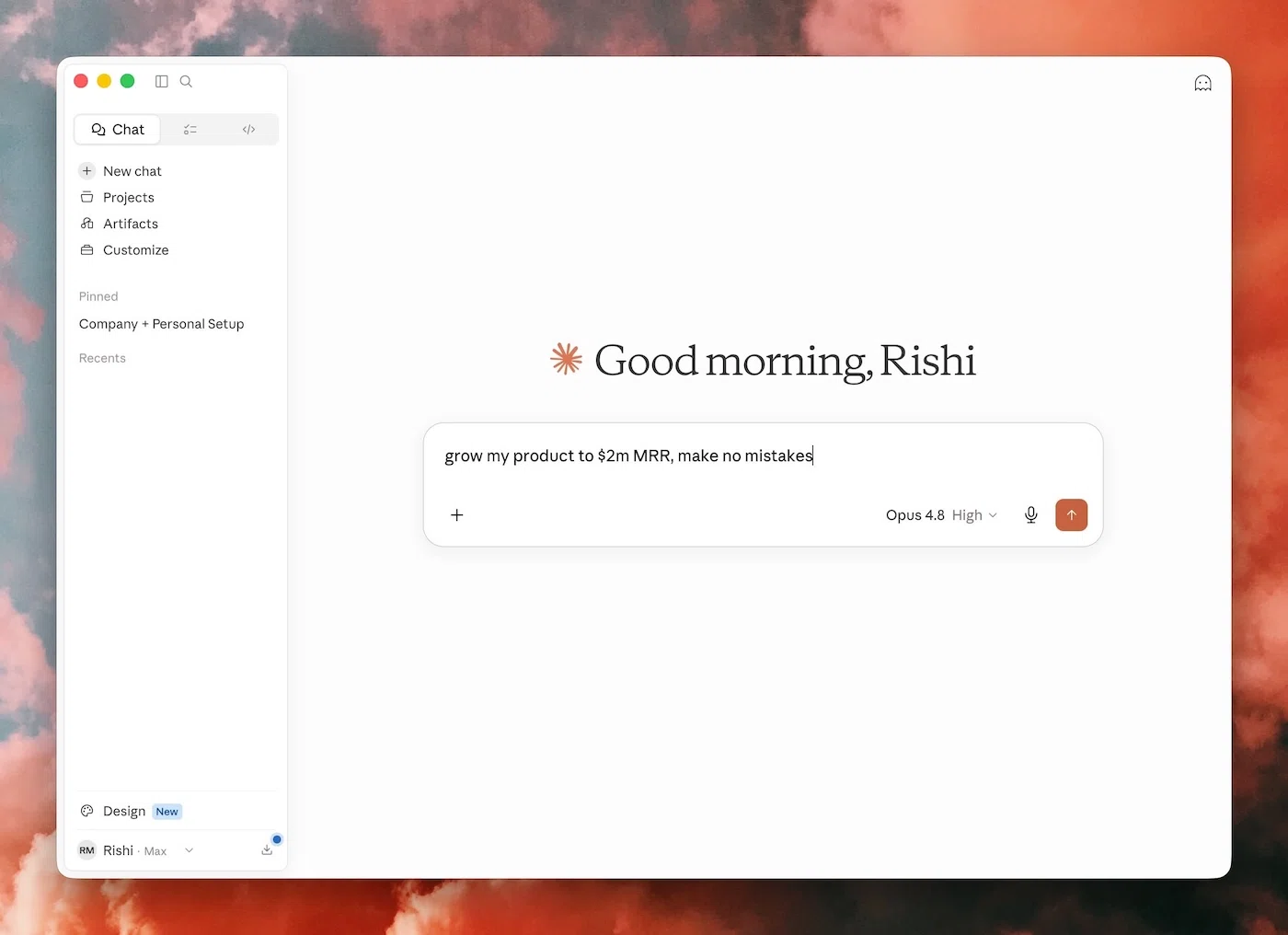 Claude homepage by Anthropic