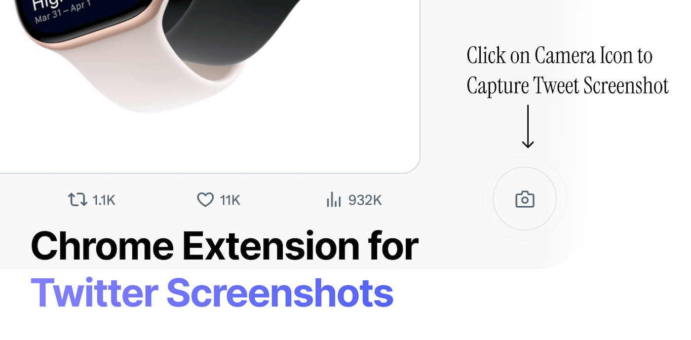 Free Chrome Extension for Twitter Screenshots