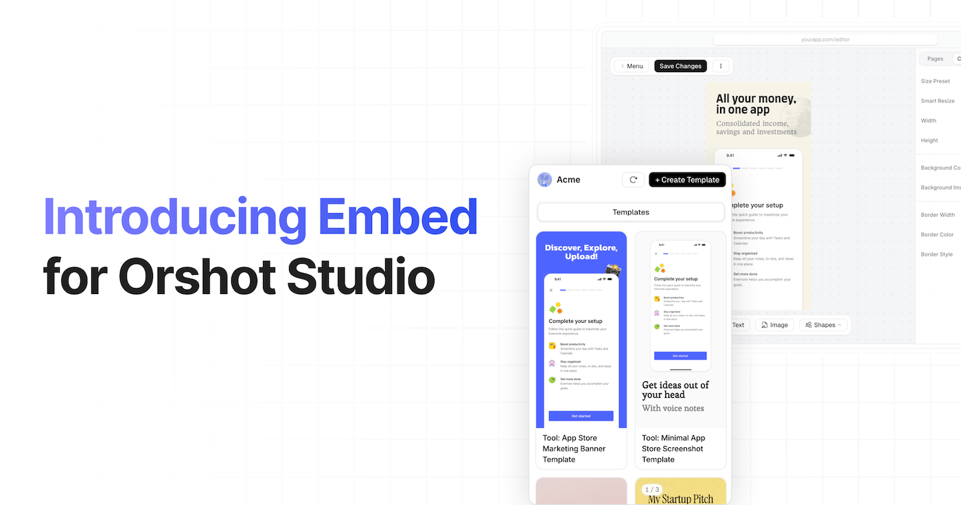 Introducing Embed for Orshot Studio