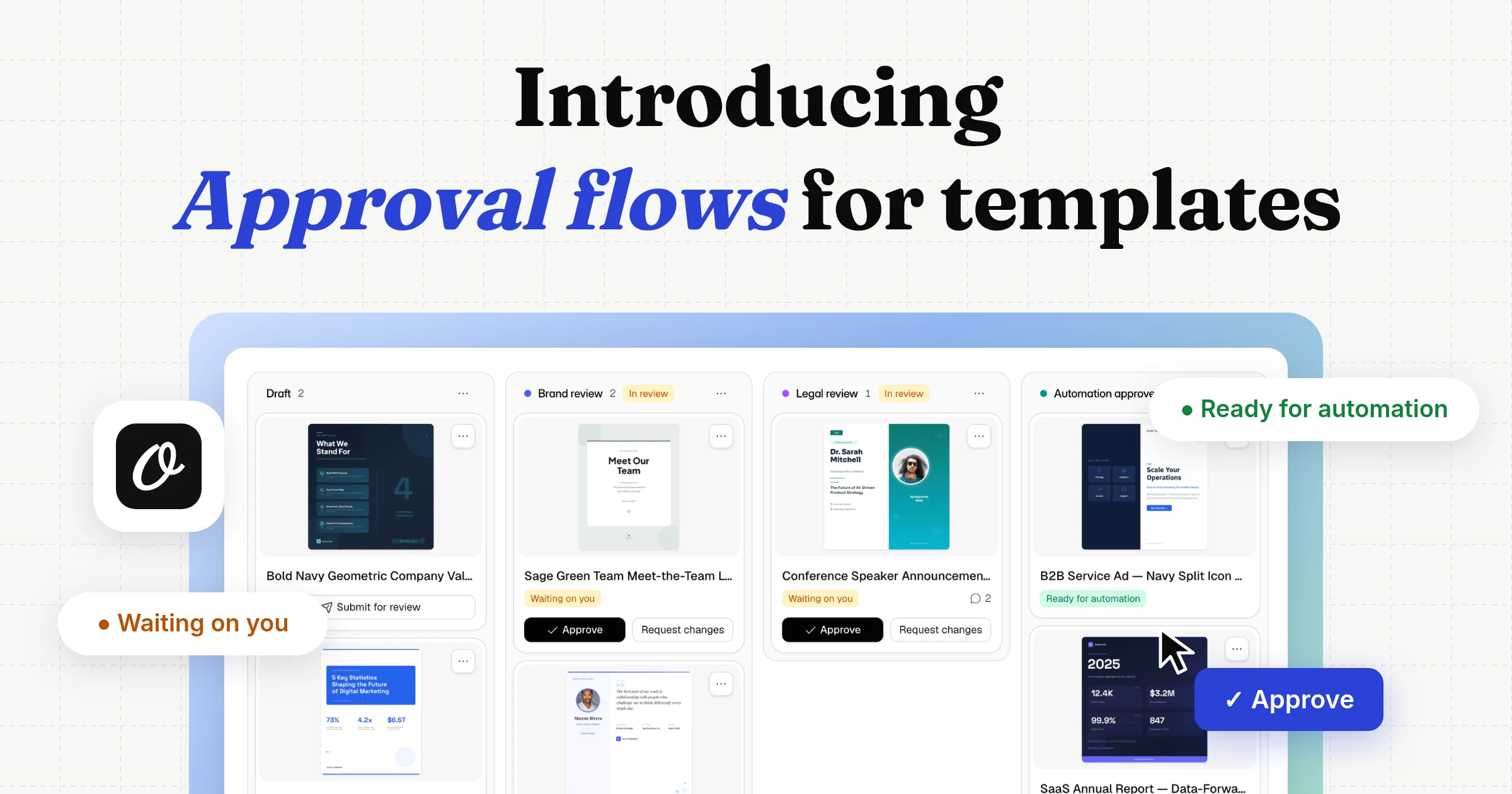 Introducing Approval Flows for Templates
