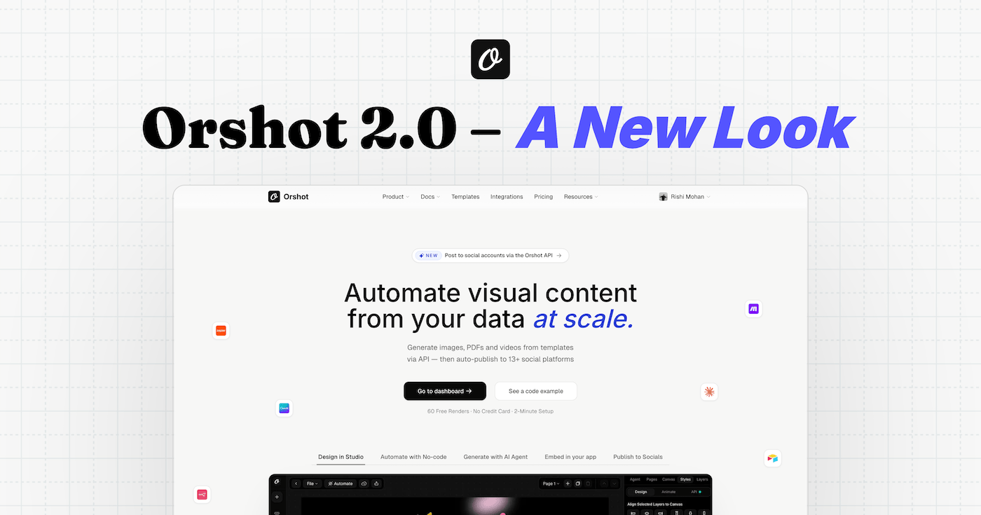 Orshot 2.0 — A New Look, Same Fast API
