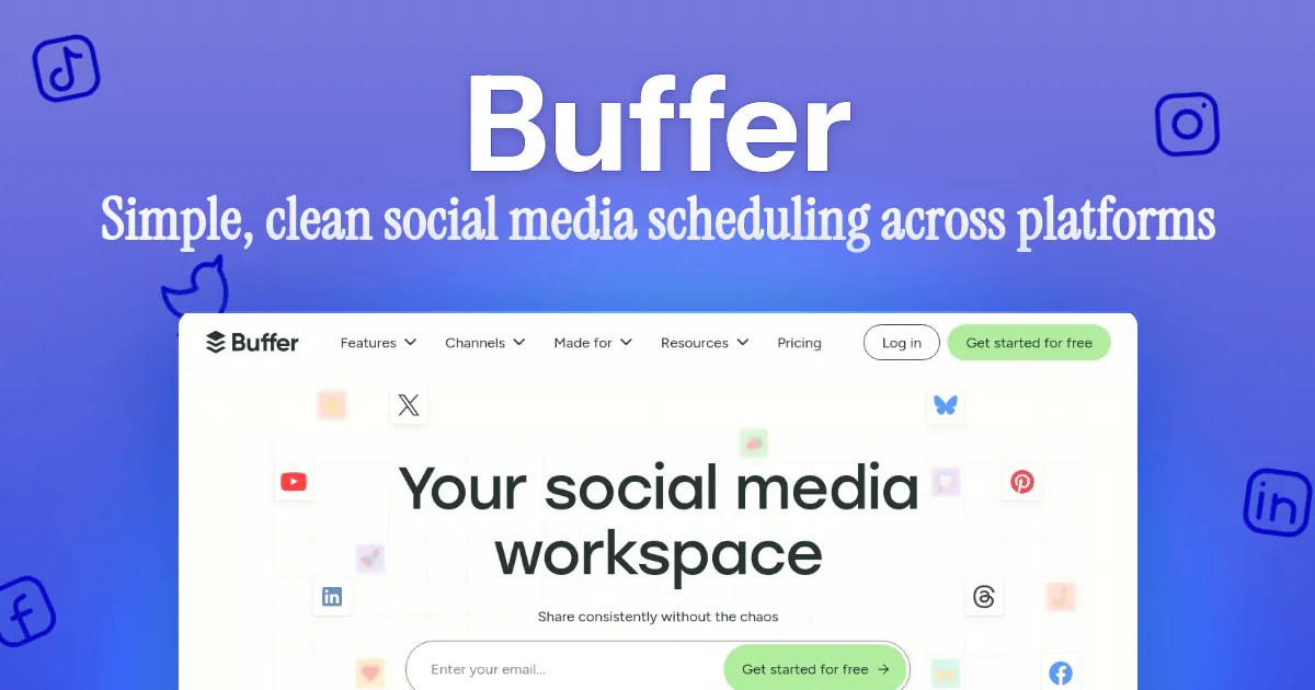 Buffer social media scheduling