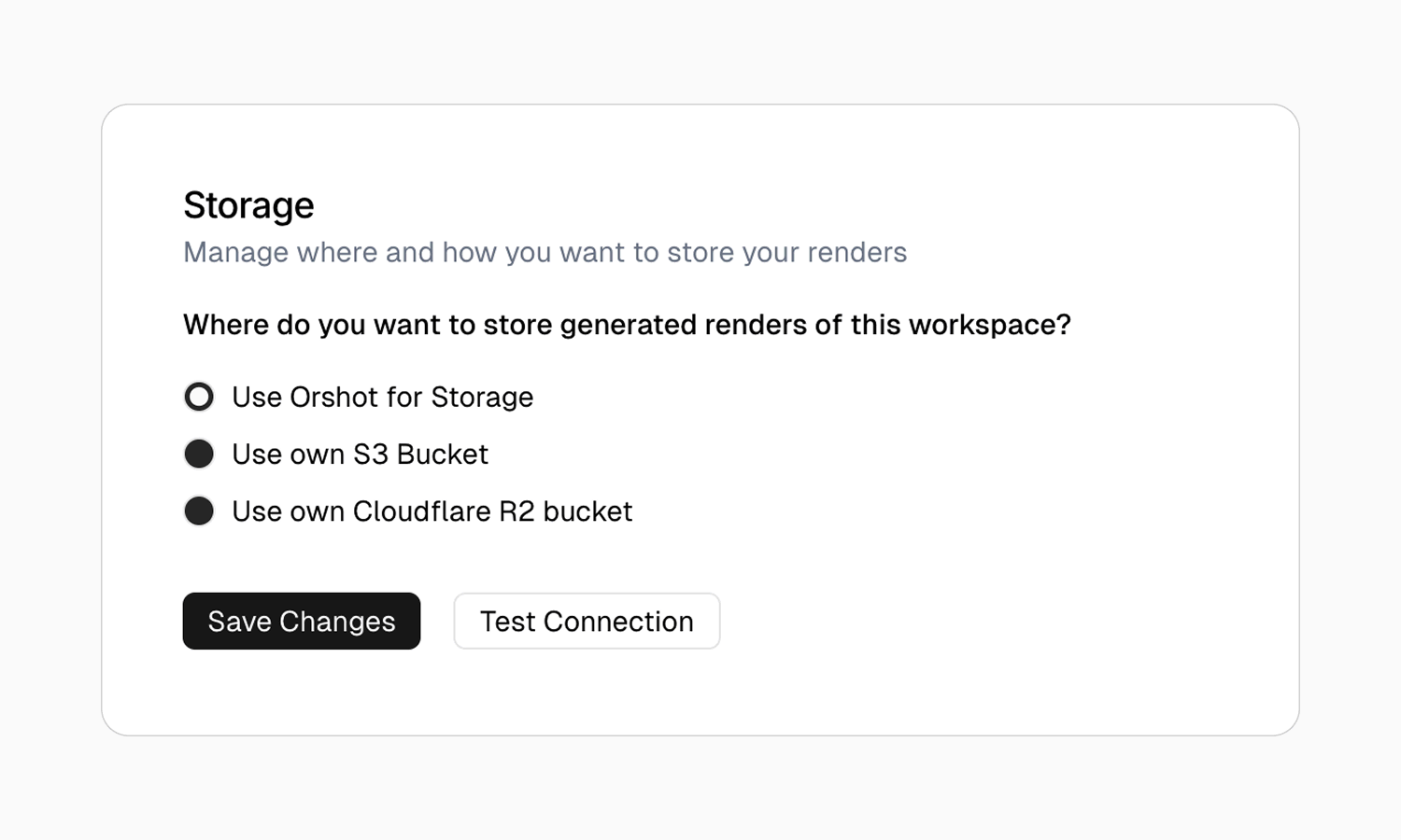 Setup Cloud Storage