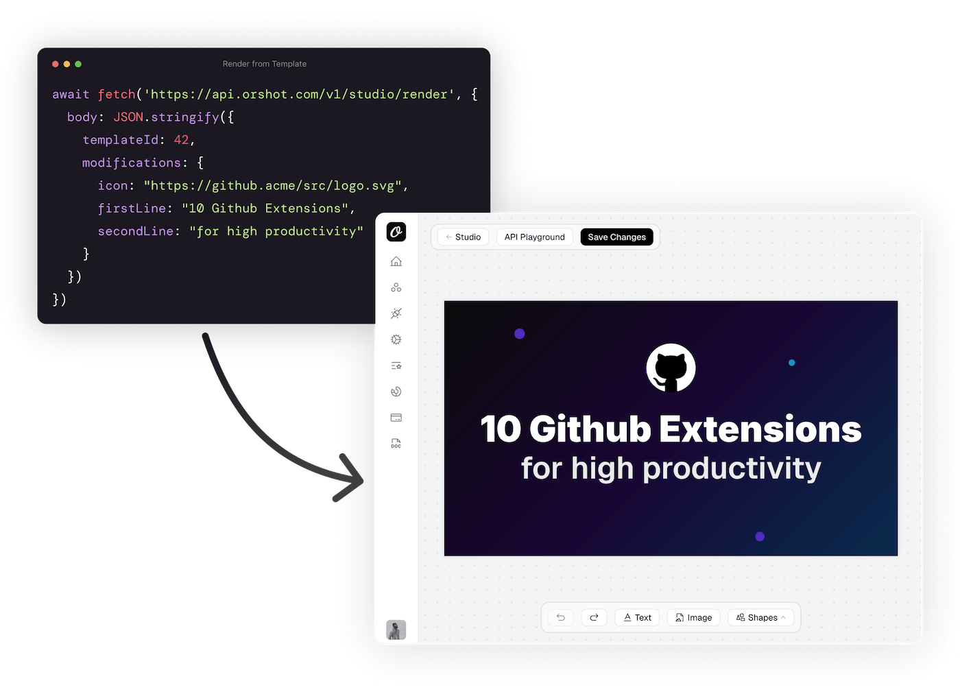 Image Generation API for Developers